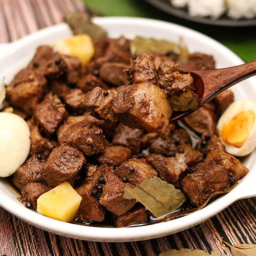 Pork Adobo Stock Photo Collection for Menus & Brands Pork Adobo Filipino food stock photo bundle for digital menus, cookbook pages, and restaurant promotions